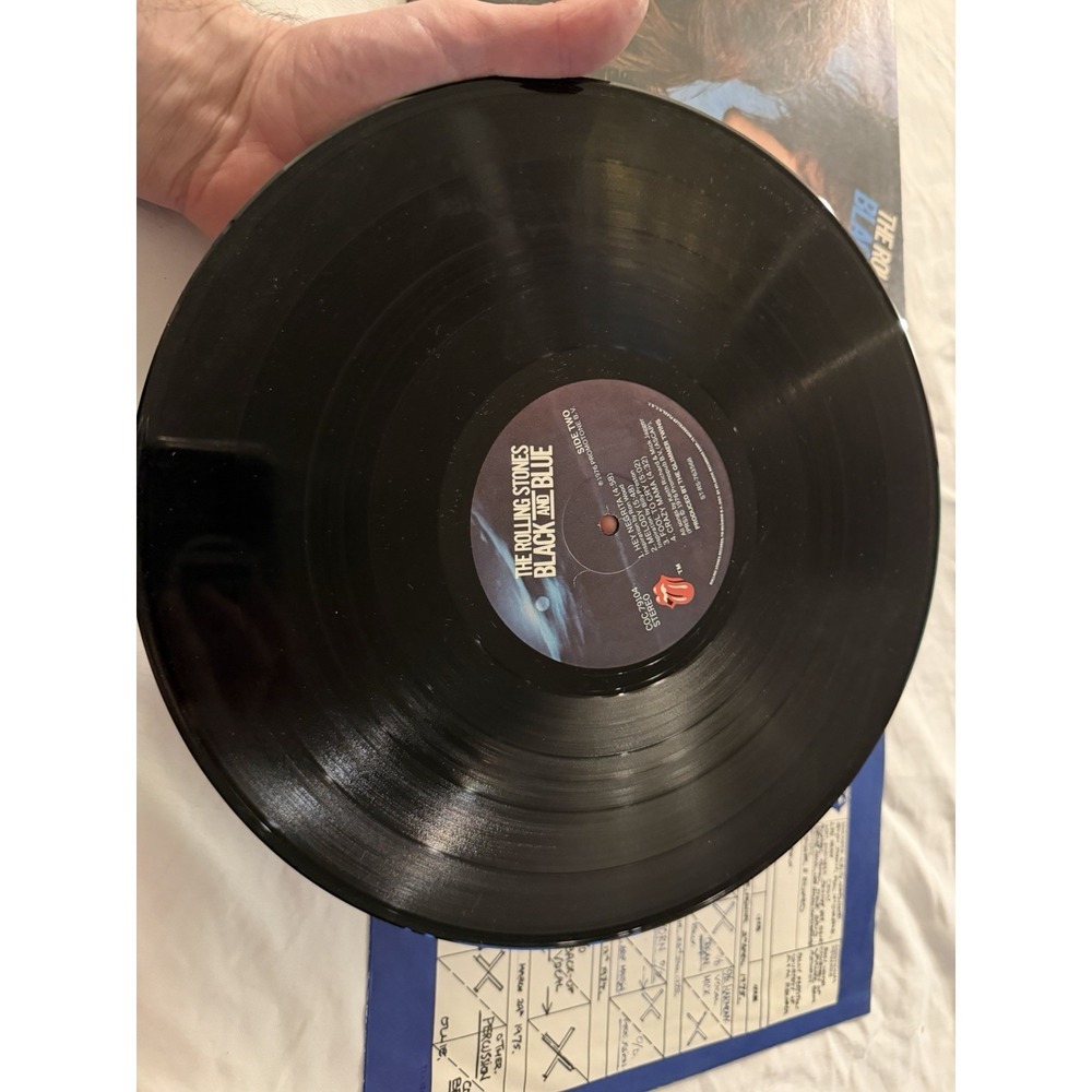 Rolling Stones Black And Blue LP COC 79104 Complete Original Inner - Picture 6 of 14